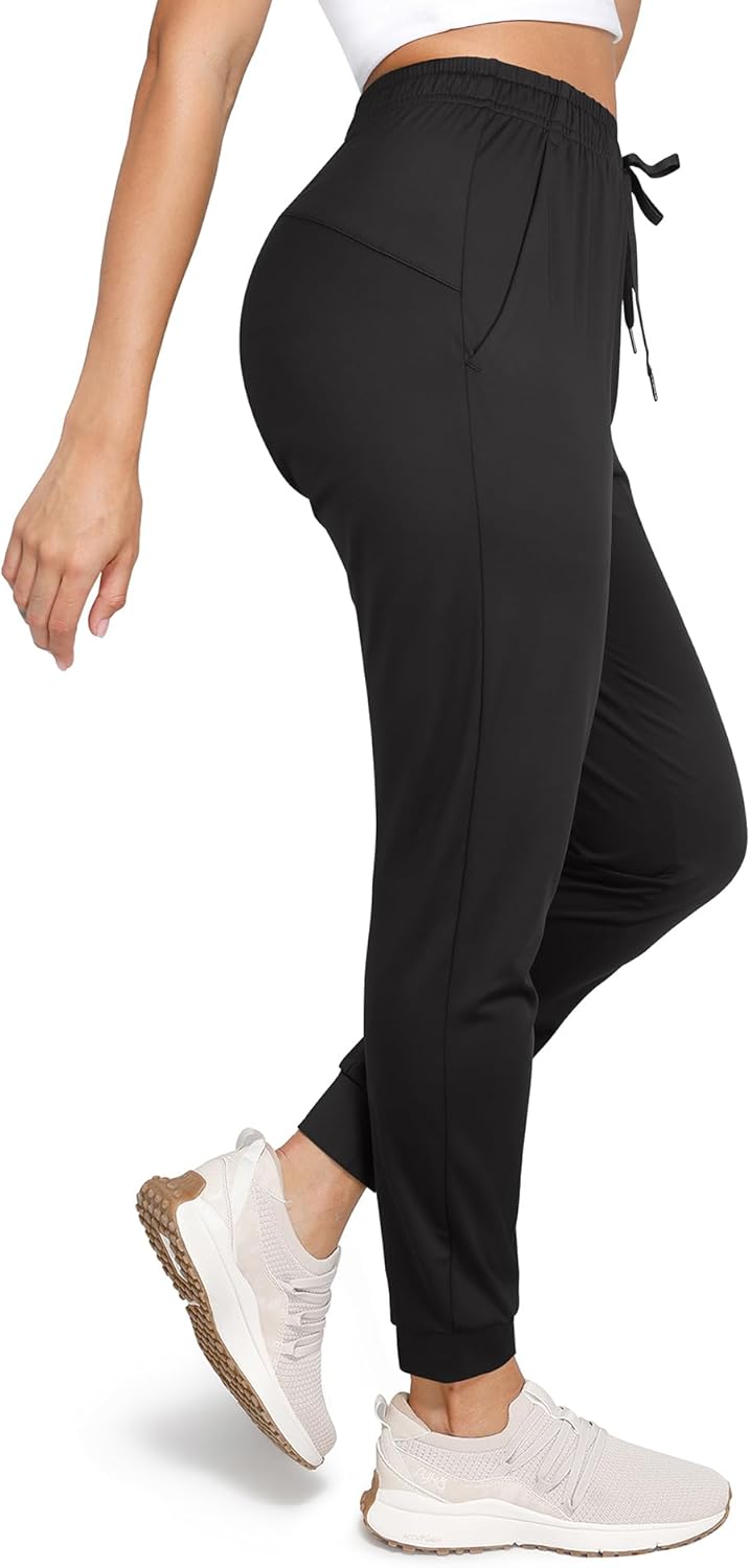 Womens Joggers with Pockets for Workouts and Running Comfort