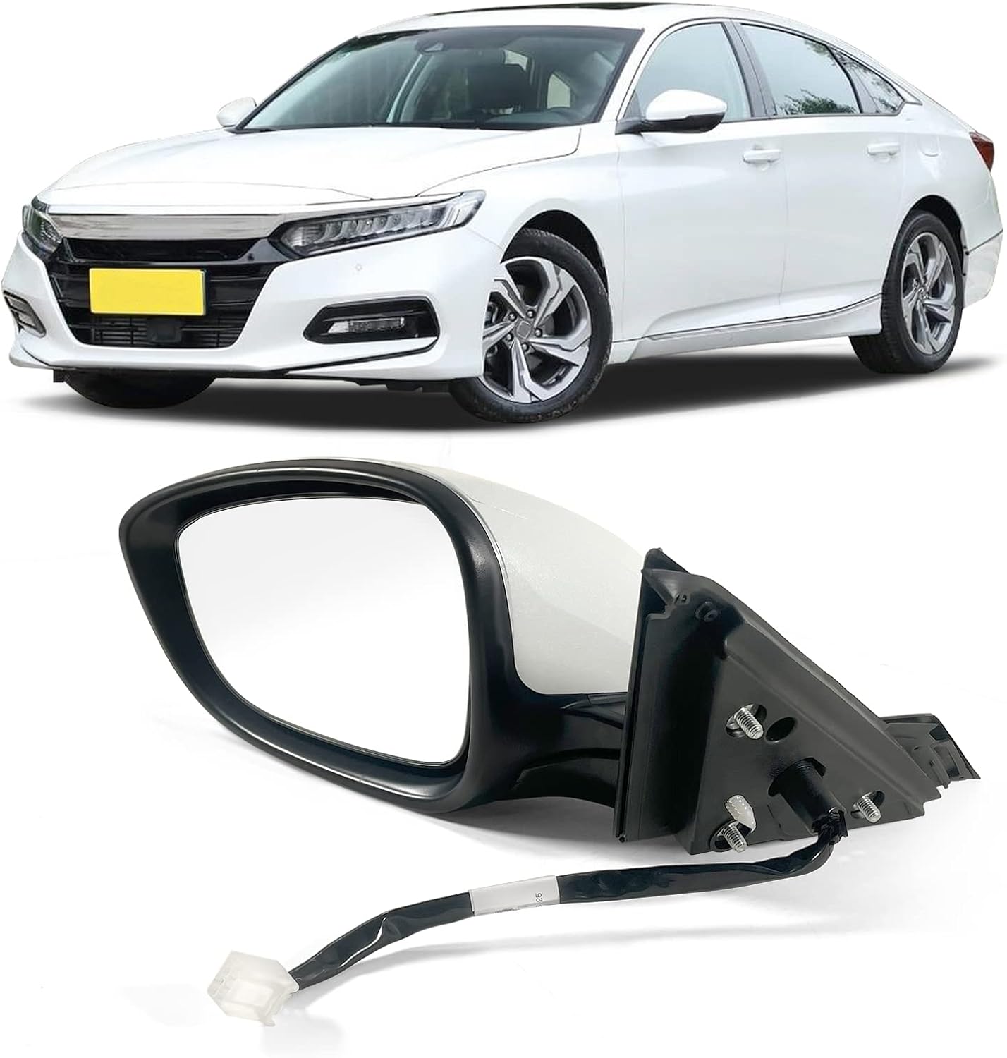 Left Driver Side Door Mirror for Honda Accord by Lqito