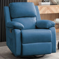 Recliner Chair 360 Swivel Rocker - Compact Upholstered Glider