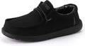 ASITVO Men's Wide Loafers & Slip-ons - Comfortable Wide Toe Walking Be