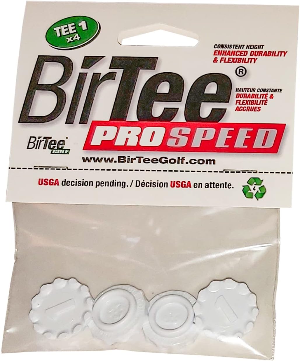 BirTee Winter Tees - Size #1 (1/4) Pack of 4
