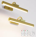 Picture Light Battery Operated 13in Wireless Art Light - Dimmable Gold
