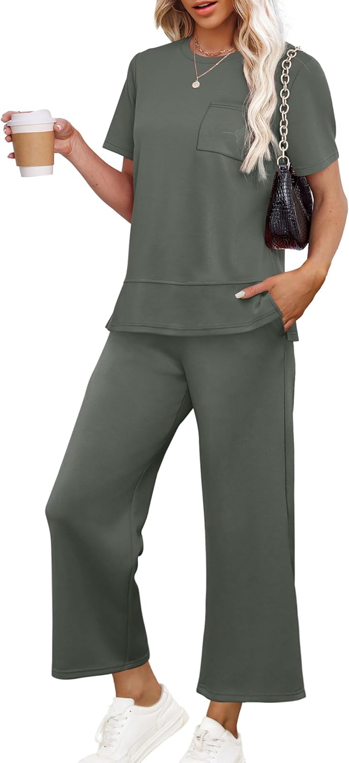 OFEEFAN Women's Lounge Sets for Vacation Travel and Comfort