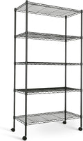 Simple Deluxe 5-Tier Storage Shelves - Adjustable Heavy Duty Wire Rack