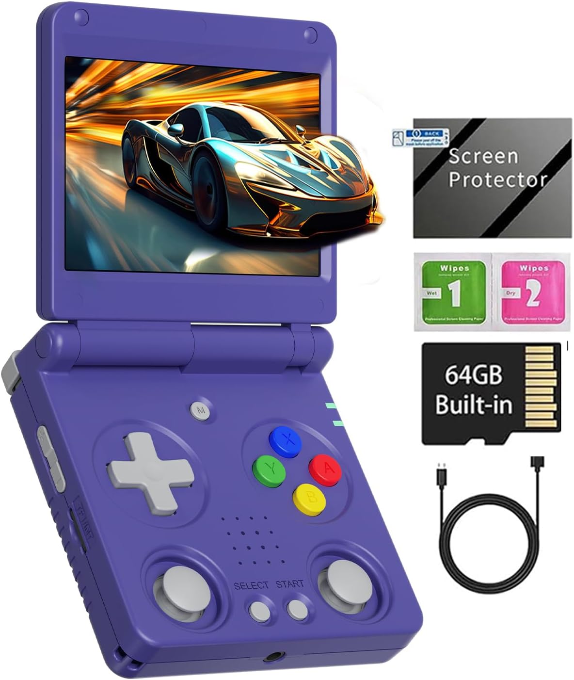 RG34XXSP Retro Handheld Game Console with 5000+ Games
