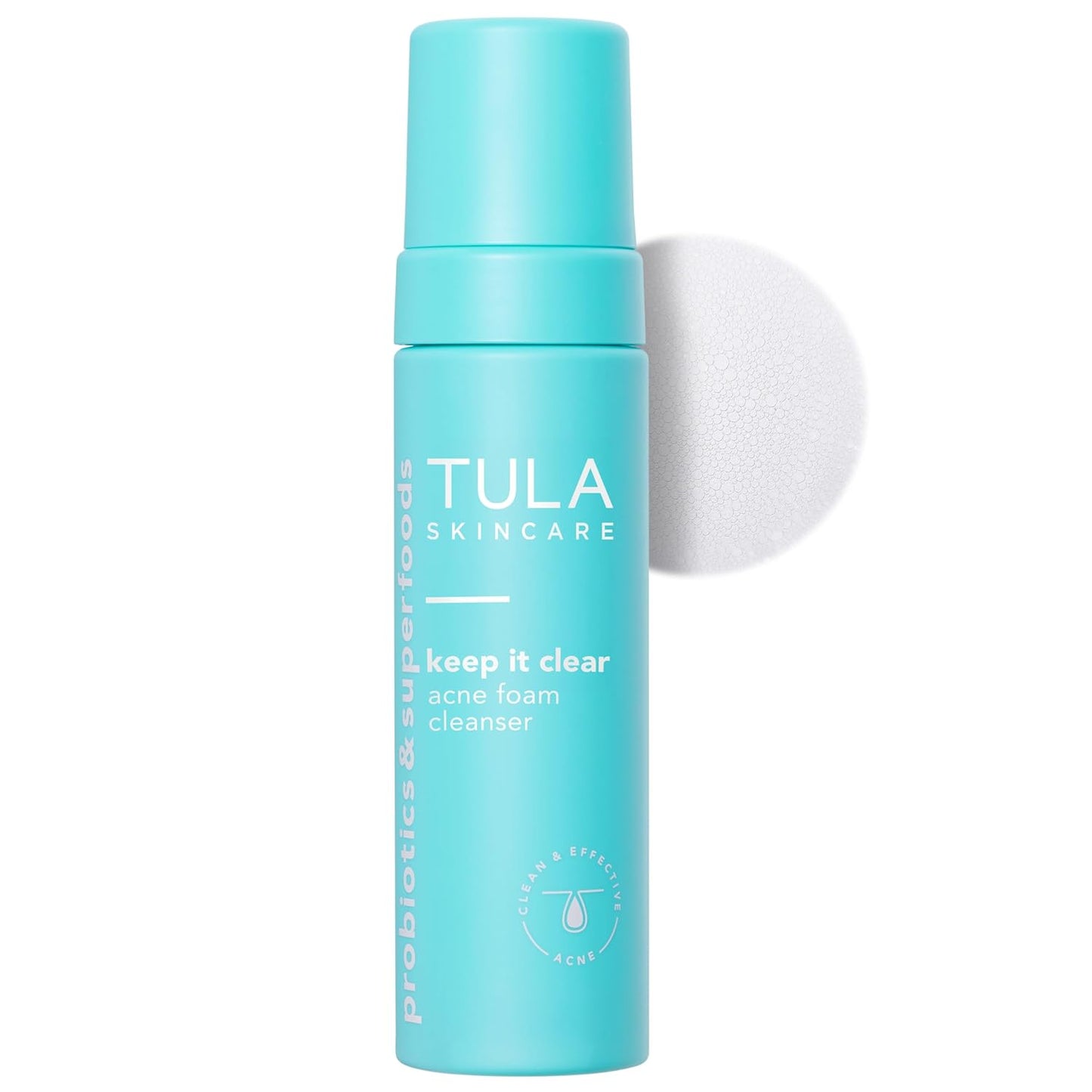 TULA Skin Care Keep It Clear Acne Foam Cleanser for Clear Skin