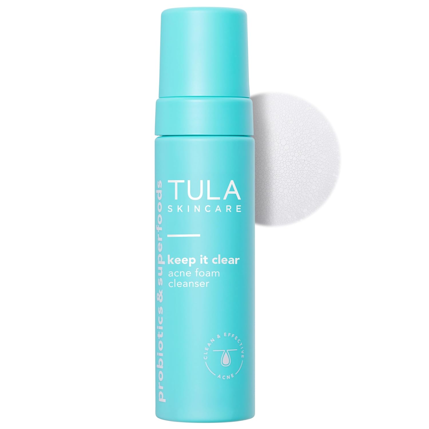 TULA Skin Care Keep It Clear Acne Foam Cleanser for Clear Skin