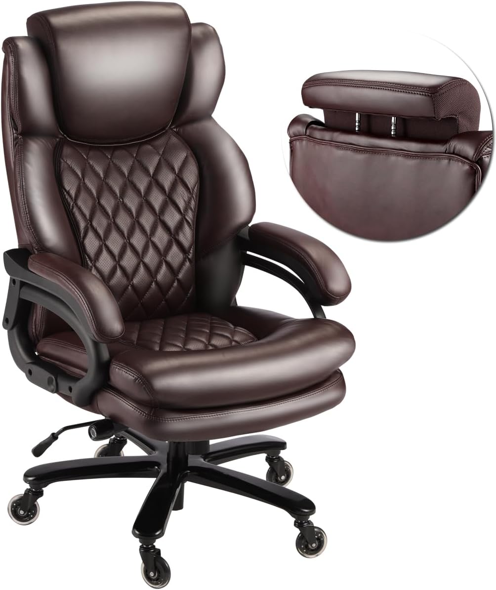 500lbs Heavy-Duty Executive Office Chair - Qusaphy