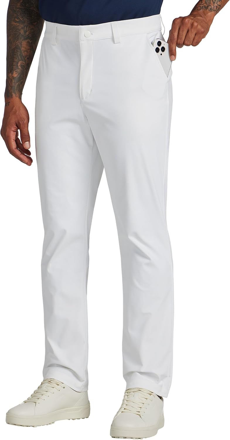Willit Mens Golf Pants Quick Dry Stretch Dress Pants for Work
