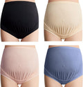 Mama Cotton Women's Over The Bump Maternity Panties - High Waist