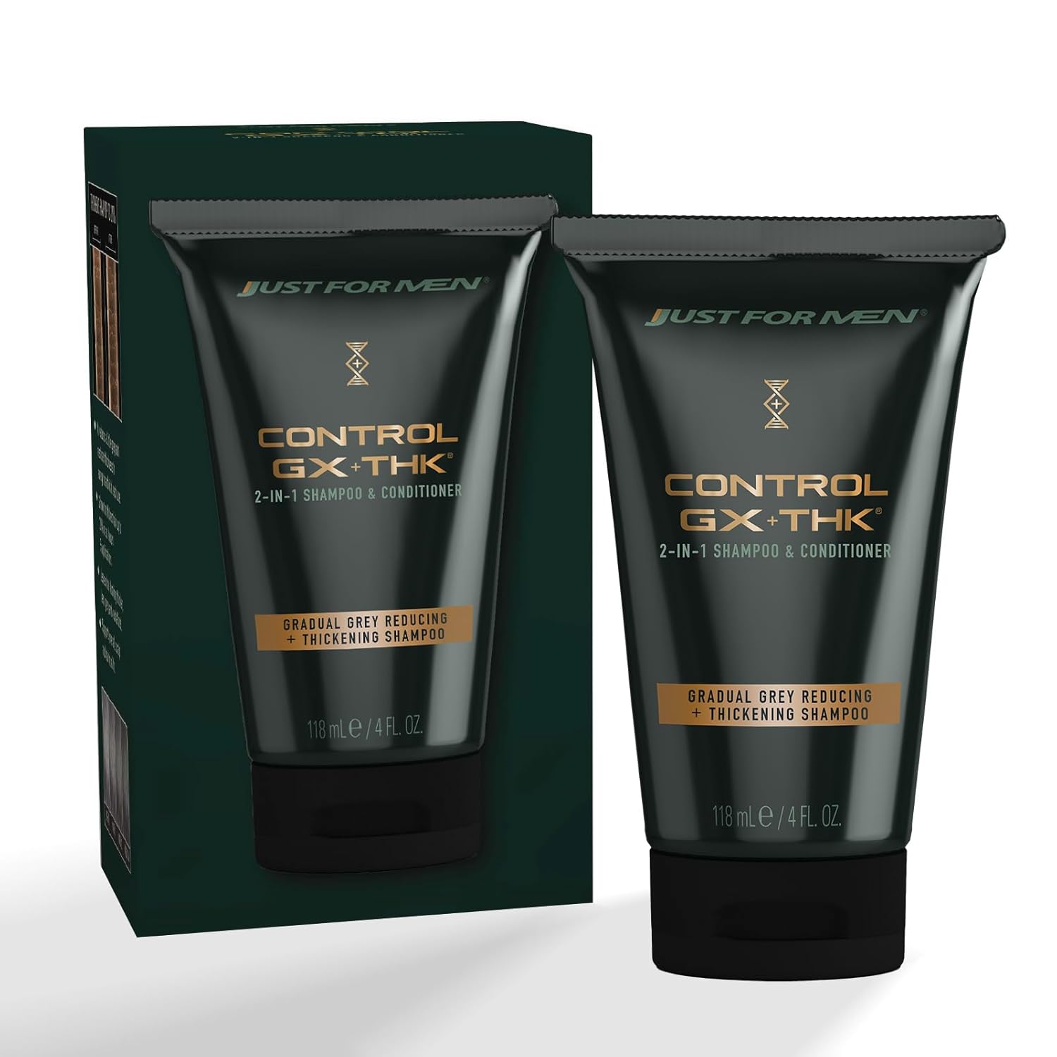 Thickening Shampoo + Conditioner for Thinning Hair, Grey Reduction - Just for Men
