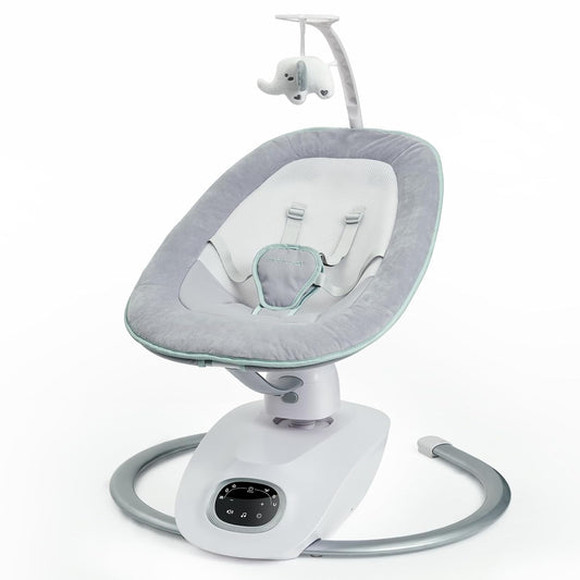 Momcozy CocoSway Baby Swing: 6 Motions, 4 Speeds, Remote Control