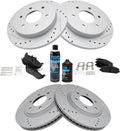 Front & Rear Brake Pad and Rotor Kit for 2008-11 Armada QX56 Titan