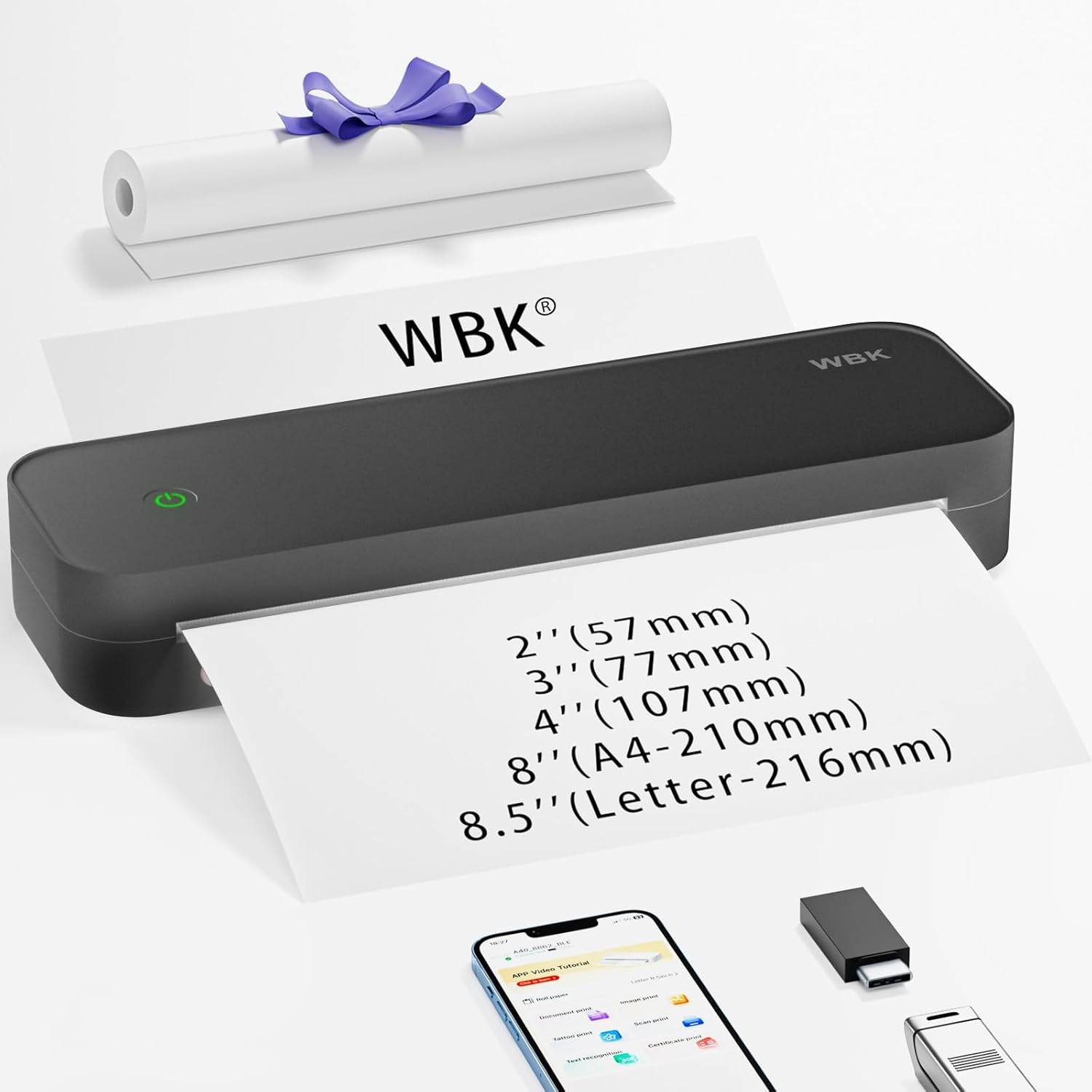 Portable Thermal Printer: Print Anywhere, Anytime!
