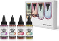 Acrylic Inks for Artists - Chameleon Metallic 4-Color Set (1-oz)