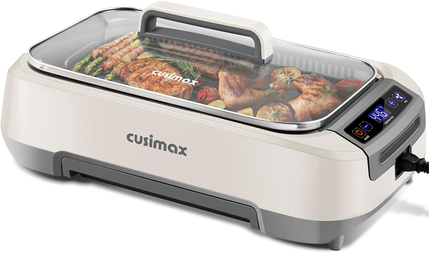 Smokeless Indoor Grill by CUSIMAX - Perfect for Any Space