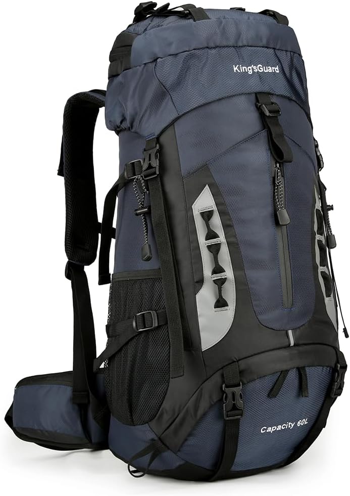 King'sGuard 60L Waterproof Hiking Backpack - Ultimate Protection!