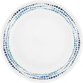 Corelle Livingware Ocean Blues 8.5 in Lunch Plate (Set of 8) - Durable
