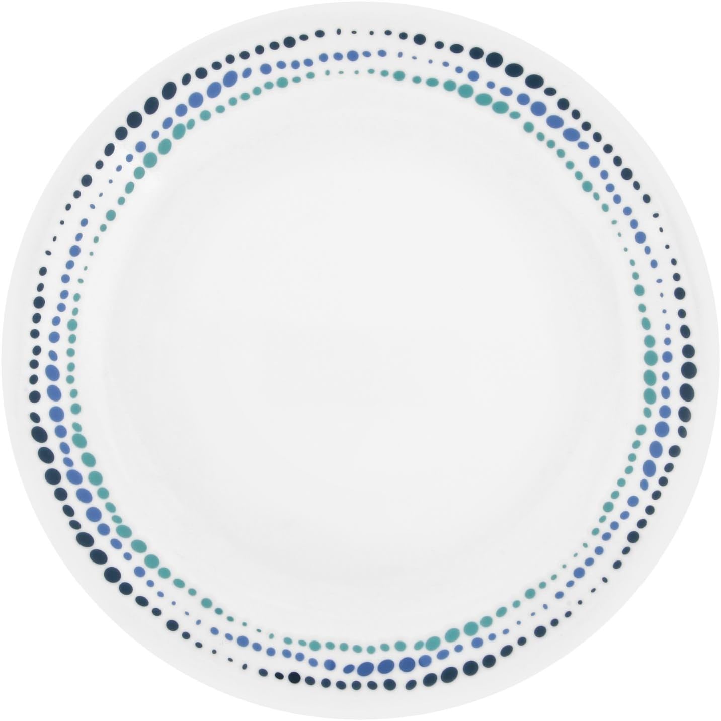 Corelle Livingware Ocean Blues 8.5in Lunch Plate Set of 8
