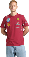 Scuderia Ferrari 2025 Team Tshirt - Red Team Tee for Fans