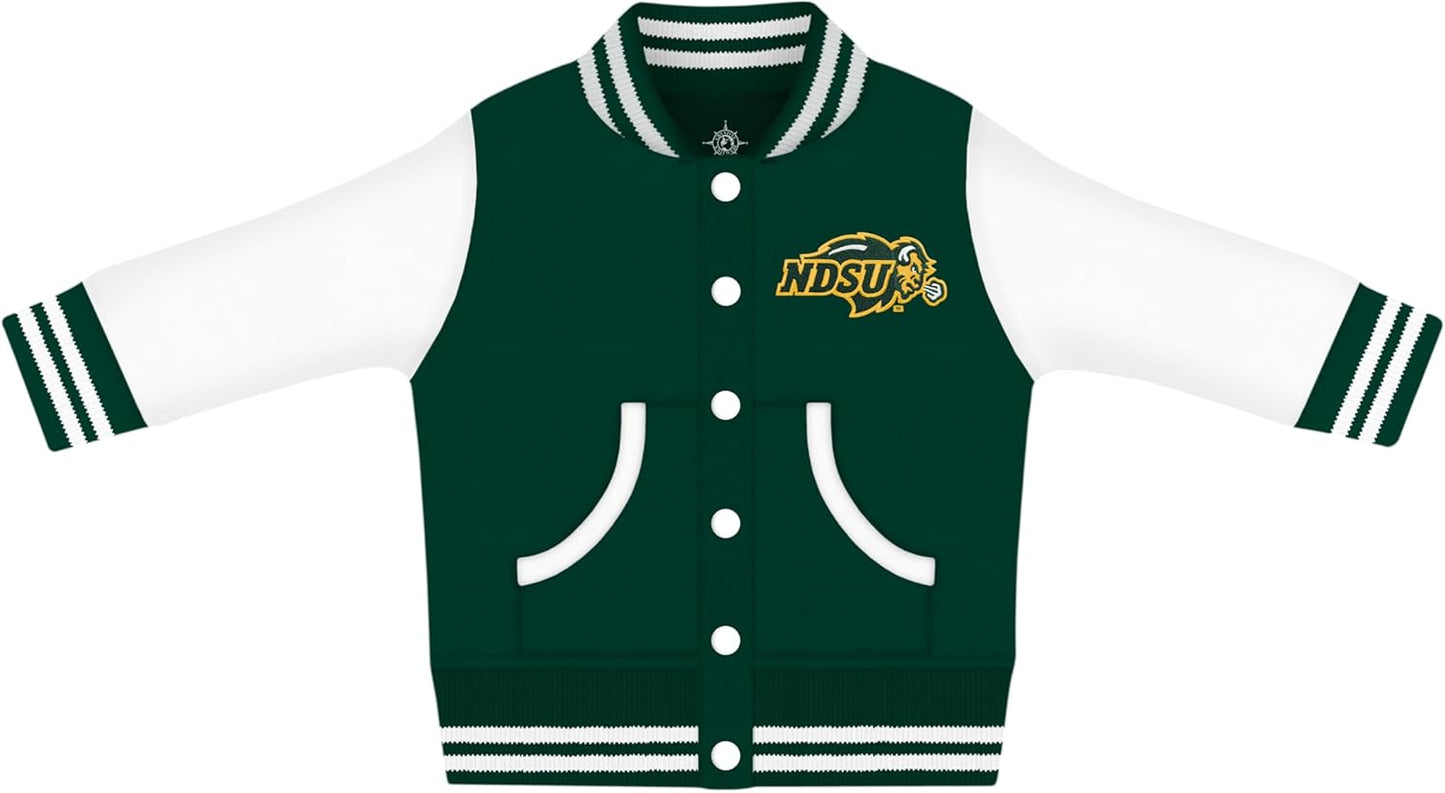 Creative Knitwear College Baby Varsity Jacket for Little Fans