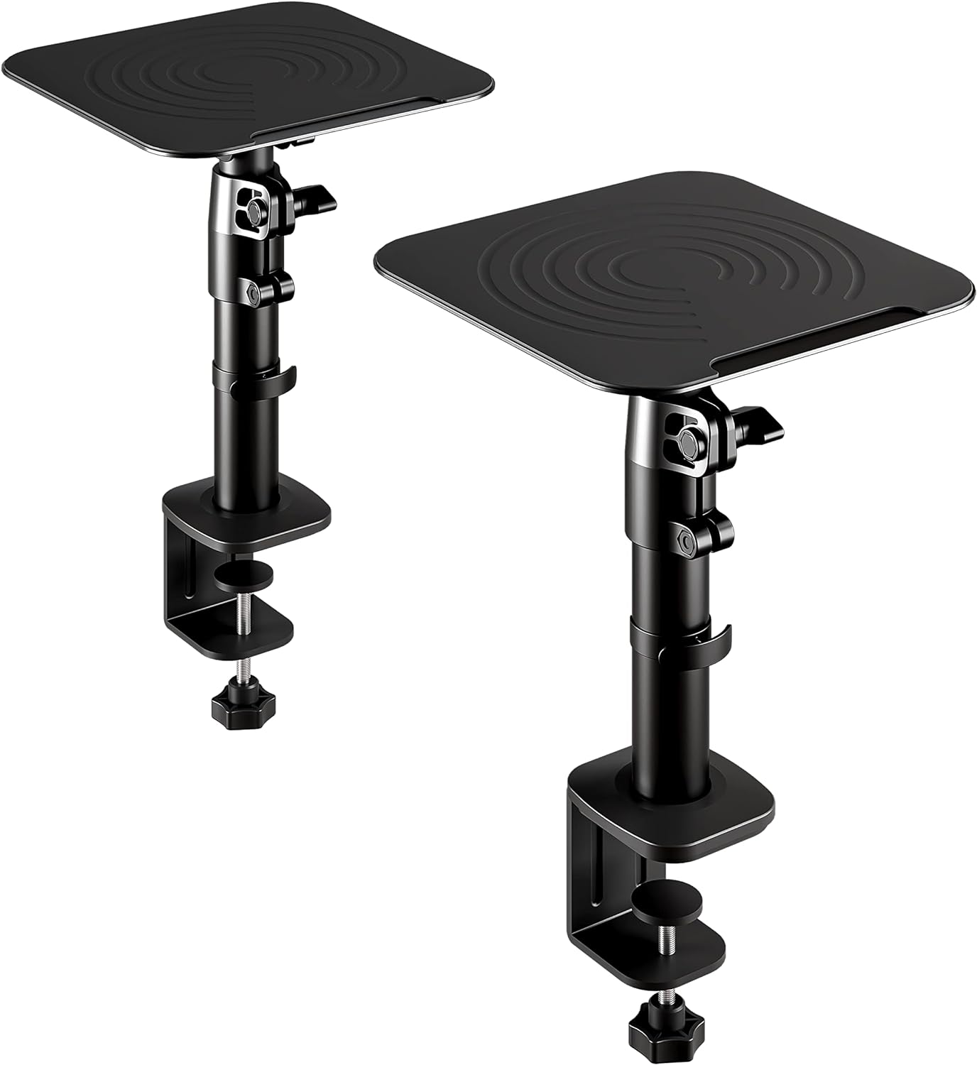 WALI Set of 2 Studio Monitor Stands - Height Adjustable