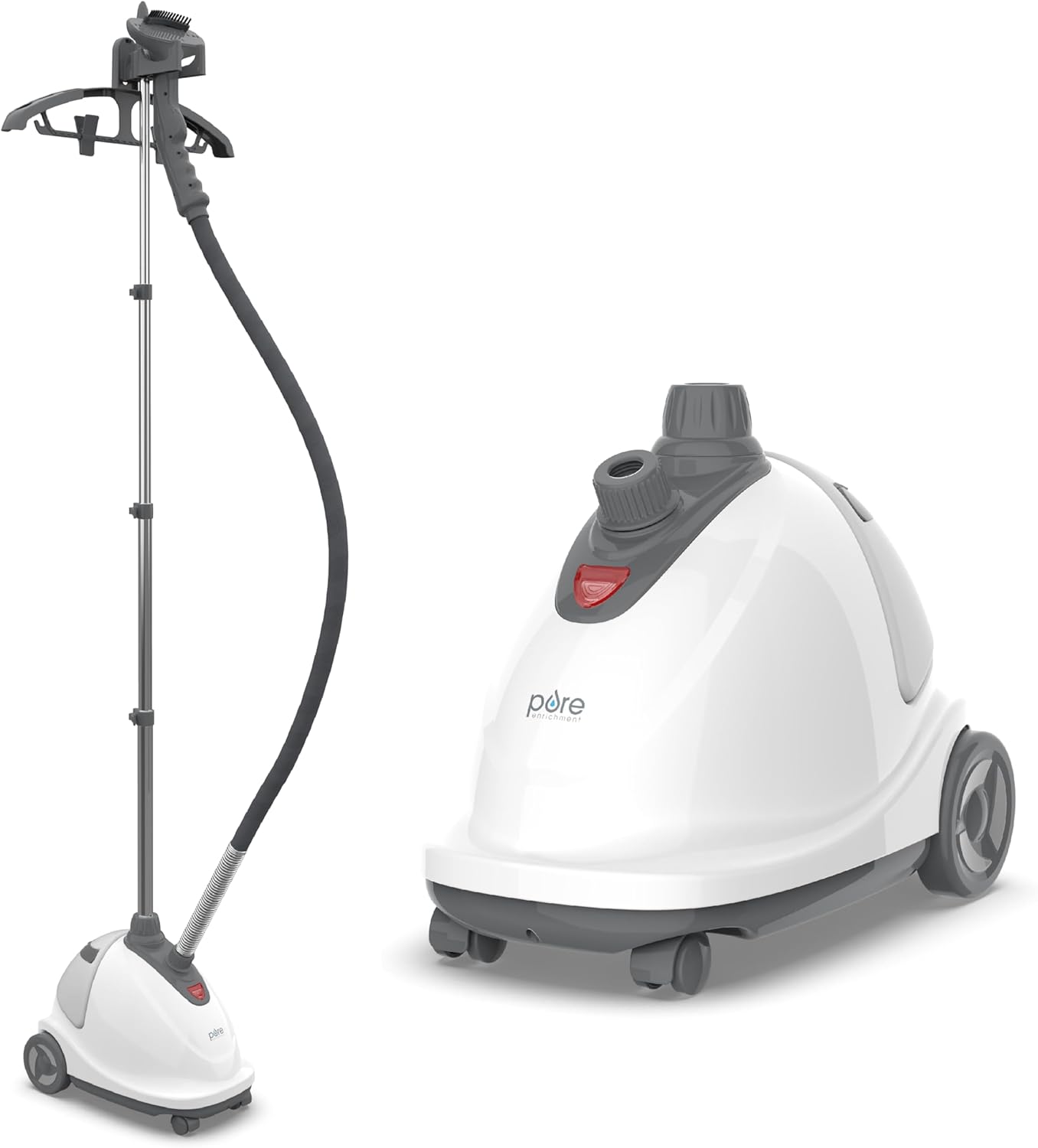 PureSteam XL Standing Fabric Steamer - Professional Wrinkle Remover