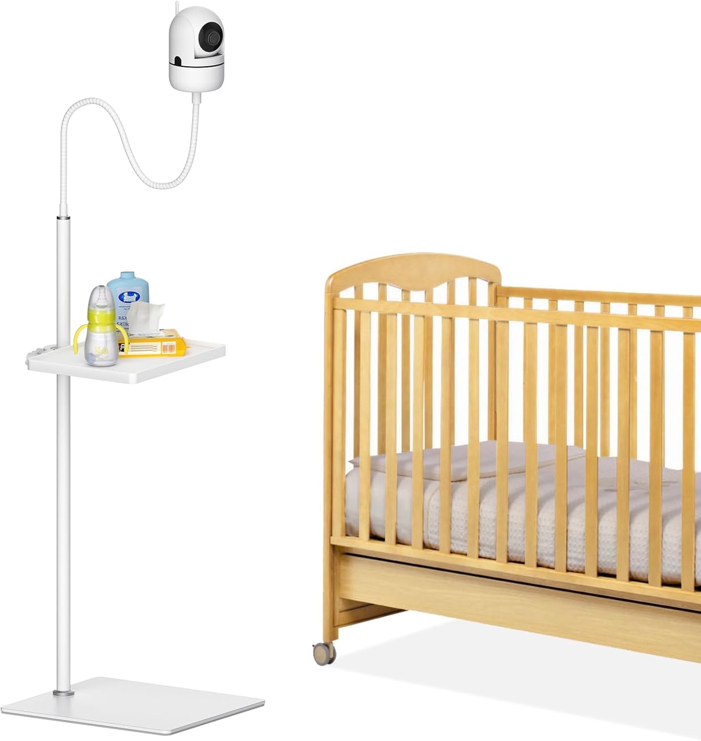 Adjustable Height Baby Monitor Floor Stand for Hello Baby