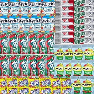 Fruit Snacks Bulk Care Package with Mott's and Gushers Variety