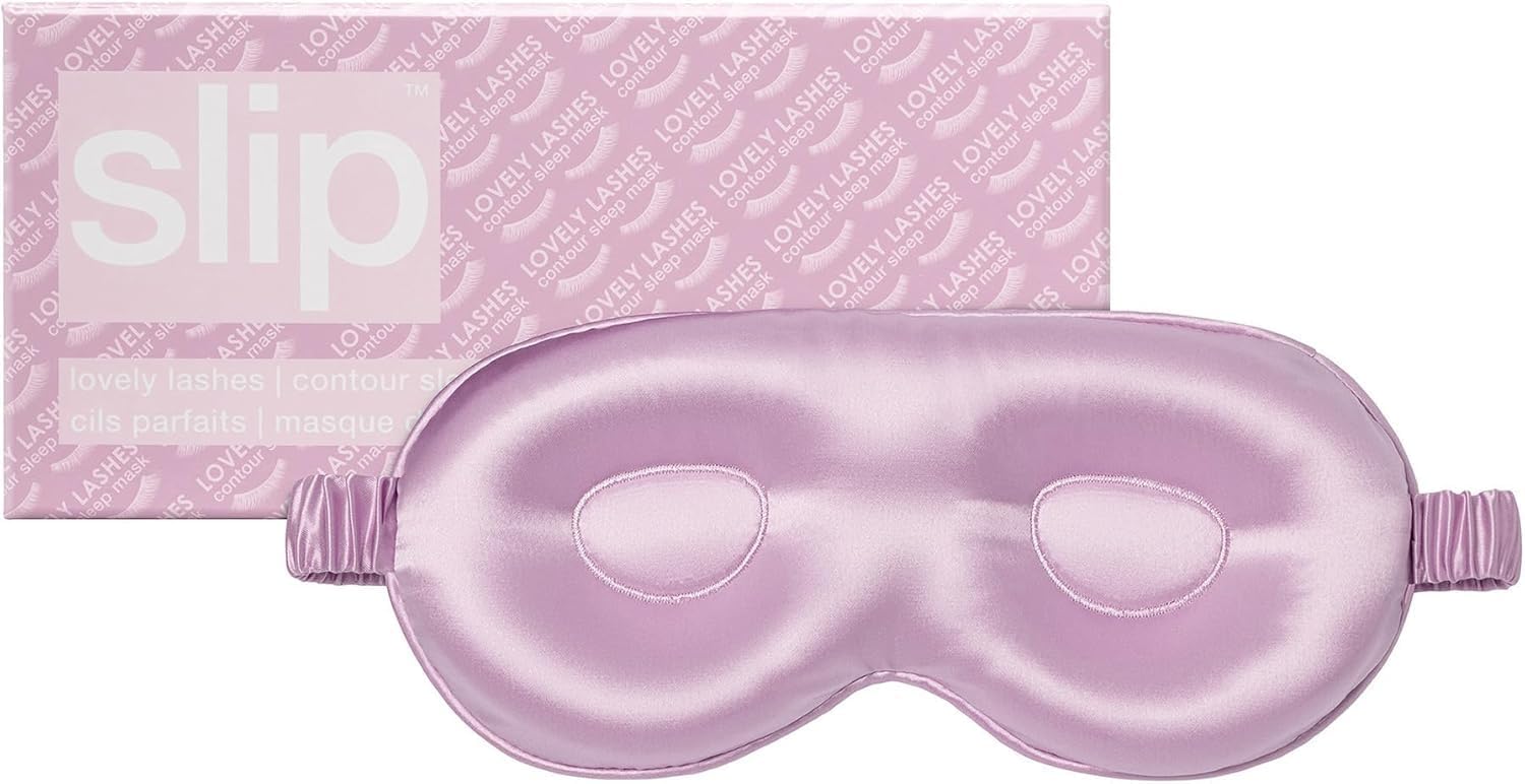 Slip Pure Silk Contour Sleep Mask for Delicate Lashes Comfort