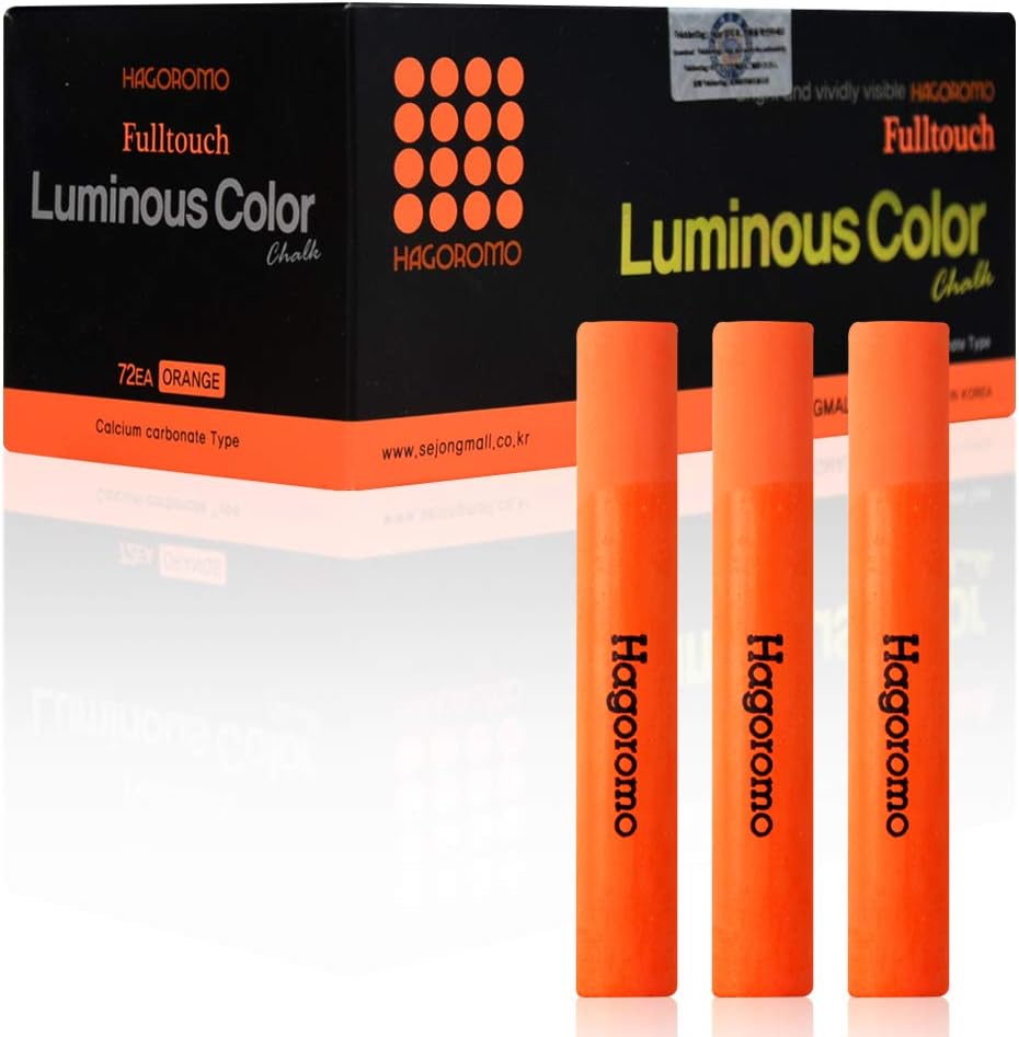 Hagoromo Fulltouch Luminous Chalk Box - Non-Toxic and Dustless