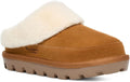 Womens Tizzey Suede Slip-On Slippers - Lightweight Comfort