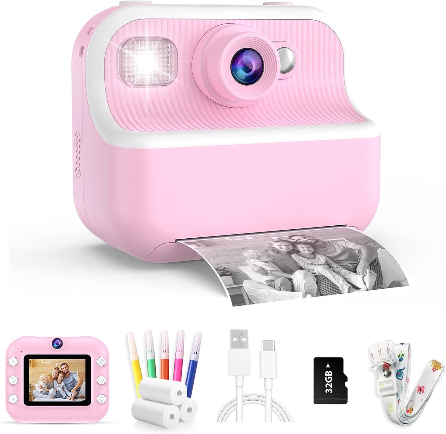 Instant Print Kids Camera: Capture, Print, Enjoy!