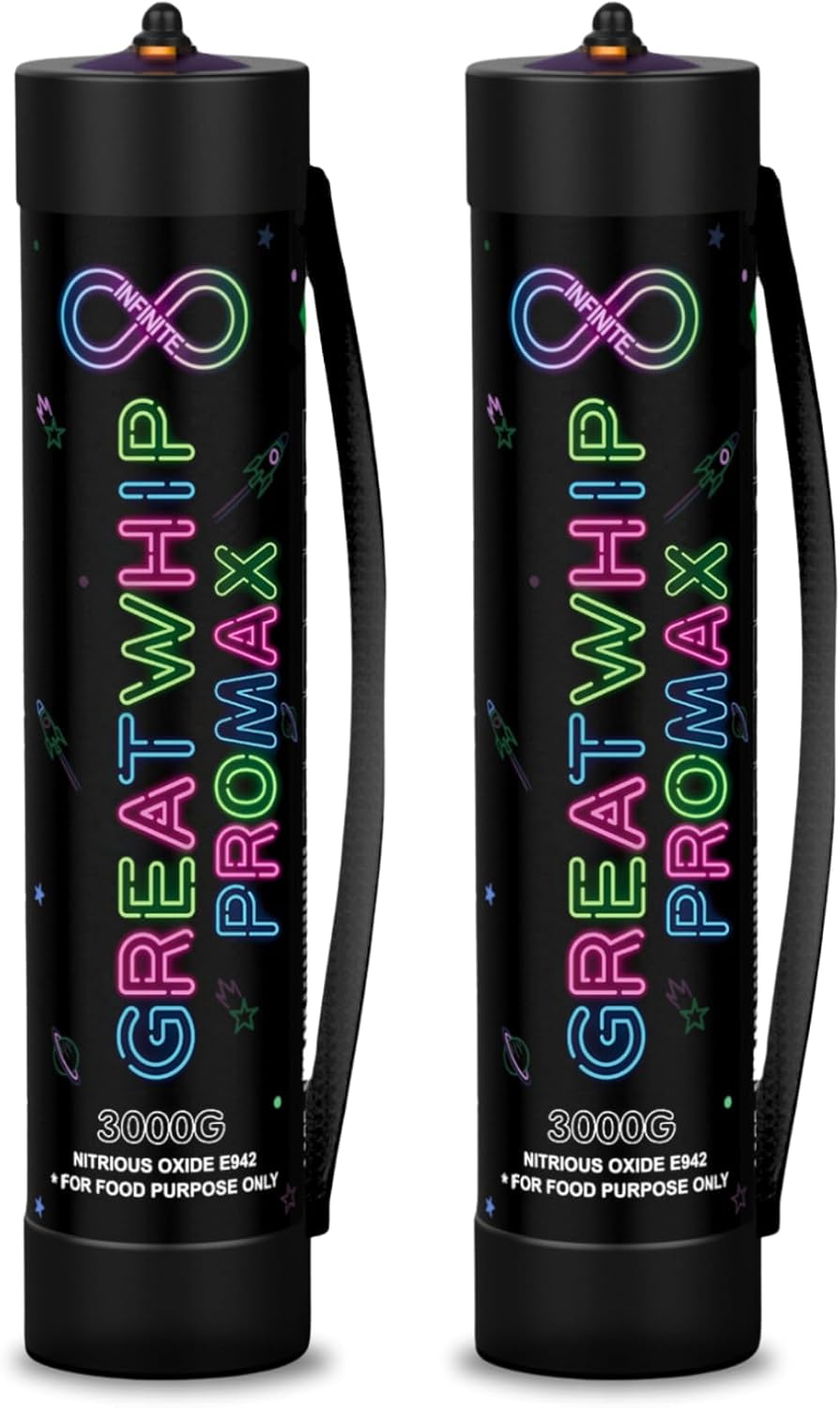 3000g Whip Cream Chargers Set, GreatWhip