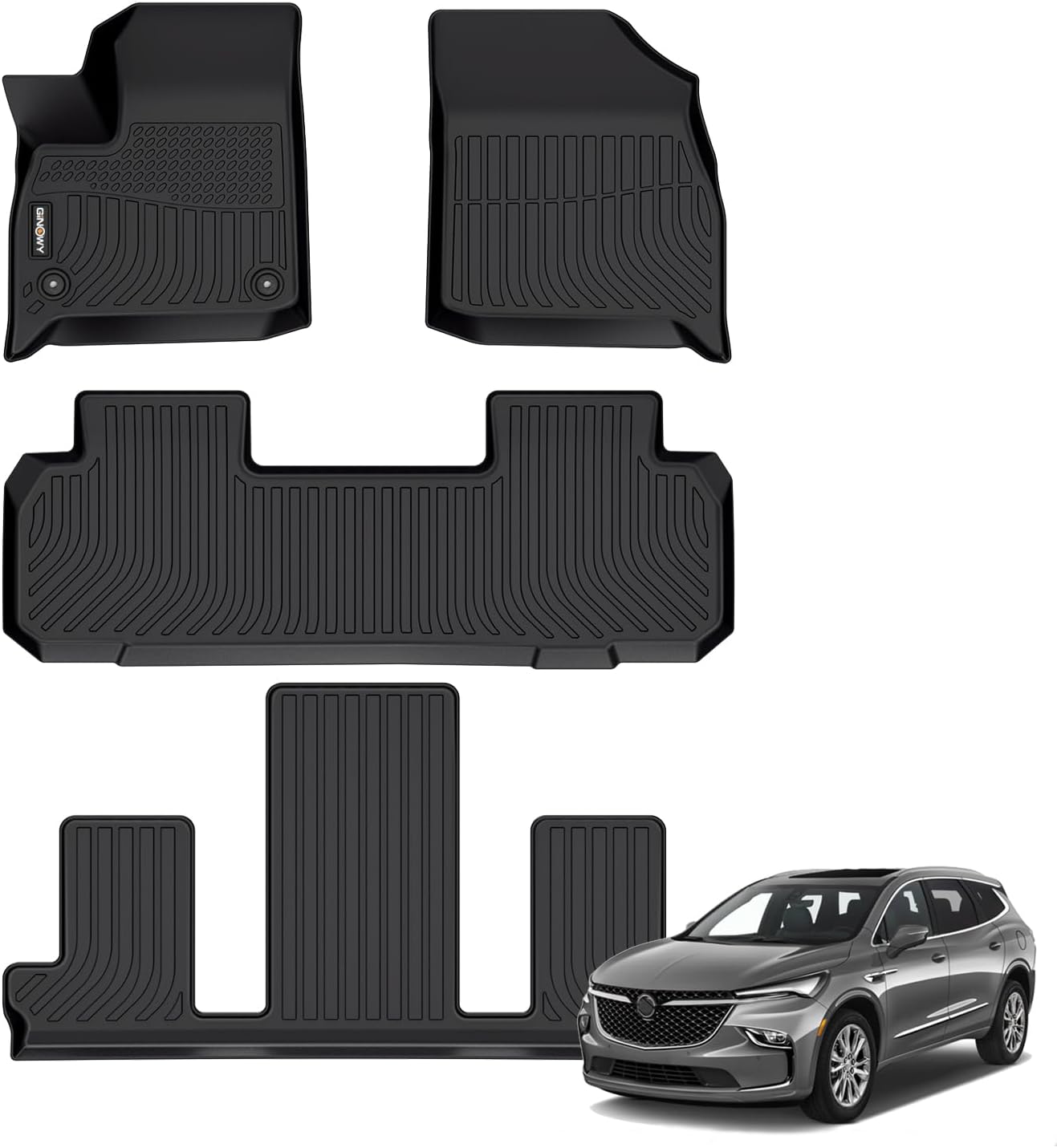 GINOWY Floor Mats for Buick Enclave 2018-2024 Review
