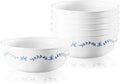 Corelle Vitrelle 6-Piece Soup/Cereal Bowl Set - Lightweight, Chip