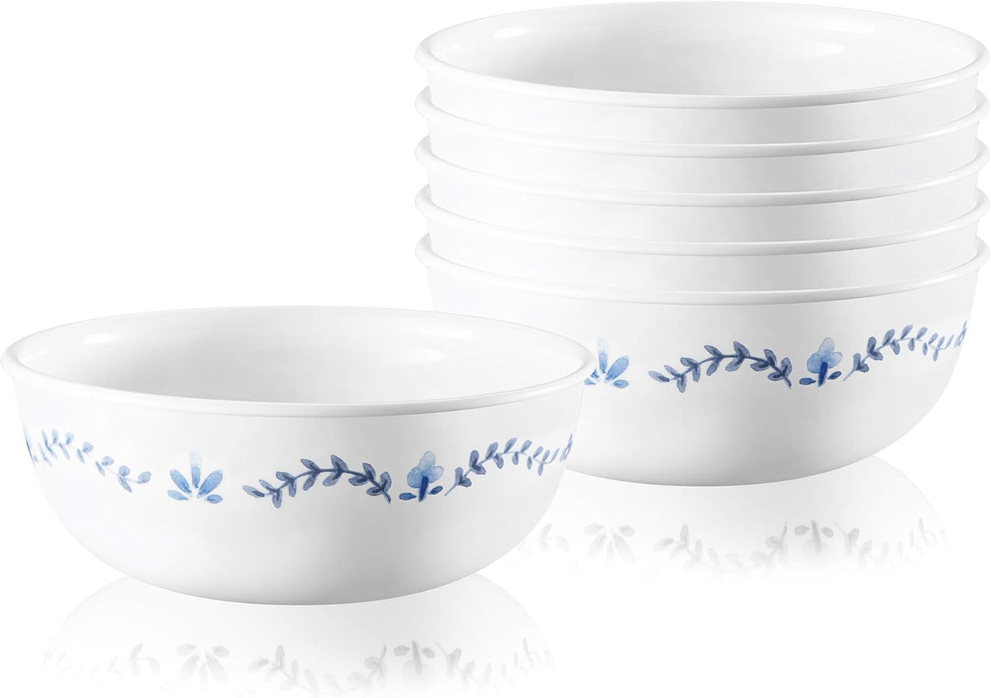 Corelle Vitrelle 6-Piece Soup/Cereal Bowl Set for Every Meal