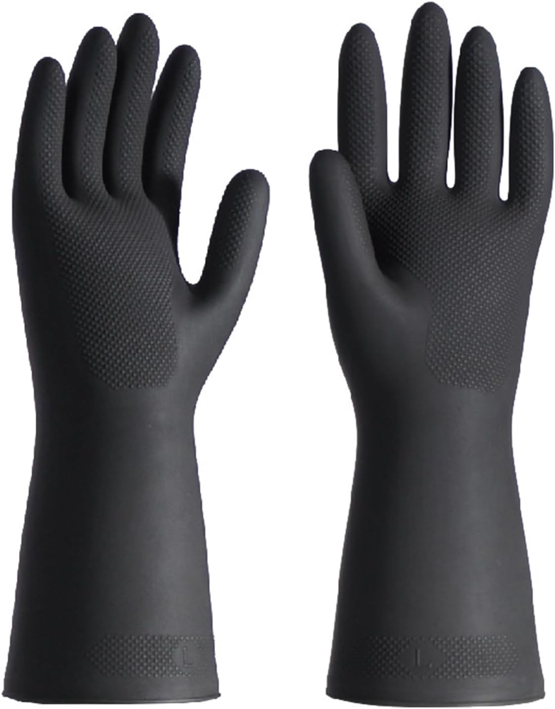 Non-Slip Kitchen Dishwashing Gloves - 4 Pairs