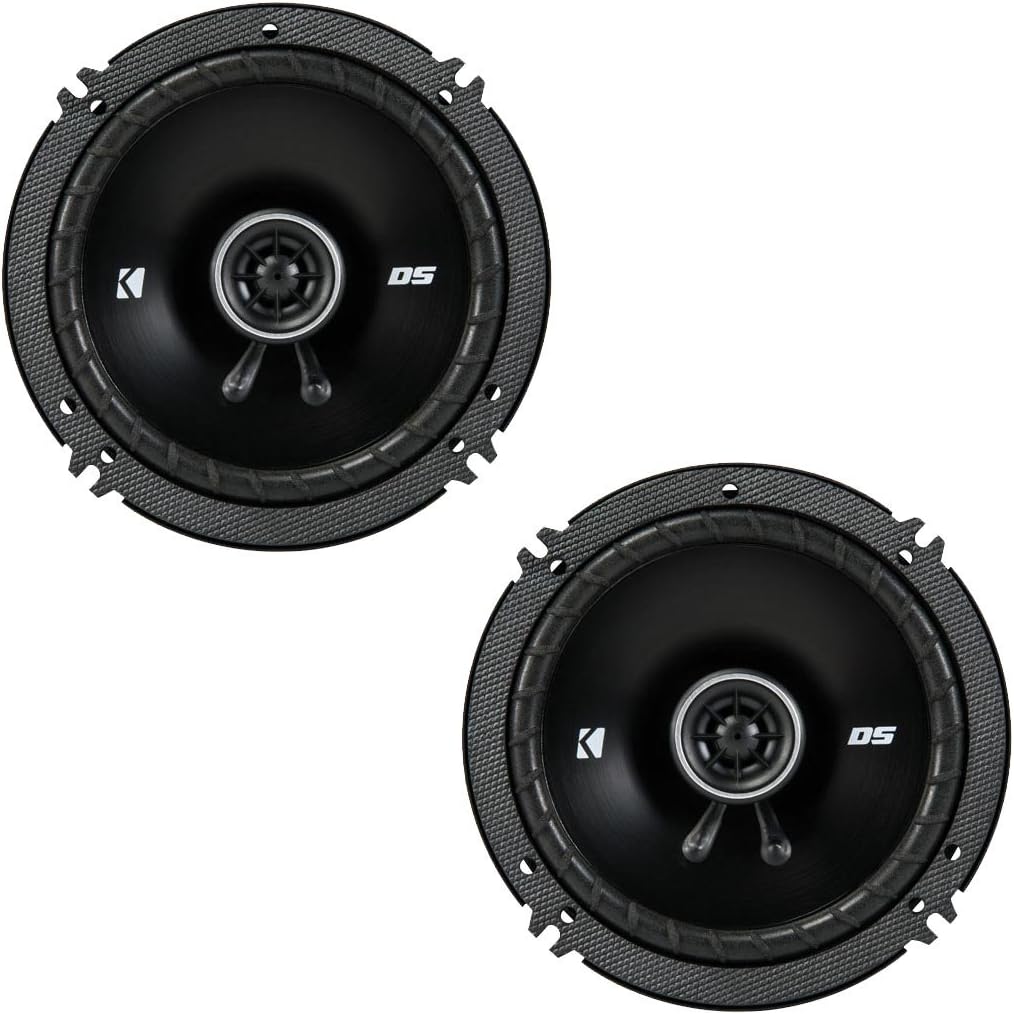 KICKER DSC650 6.5-Inch Coaxial Speakers for Incredible Sound