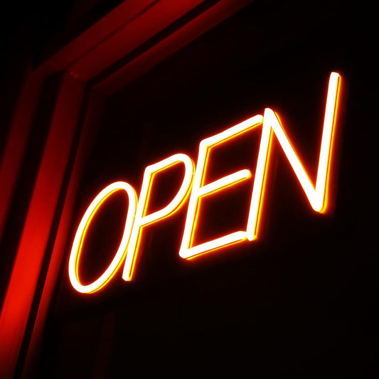 Ultra Bright LED Neon Open Sign for Business Storefronts