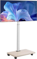 Rolling TV Stand for 32-70 in Screens - Mobile Height Adjustable Mount