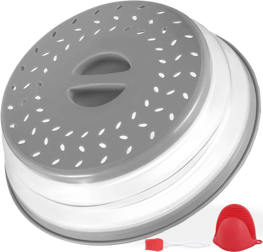 Collapsible Microwave Splatter Guard - Heat Resistant