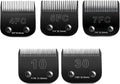 #10 Pack of 5 Black Dog Grooming Replacement Blades - Fits