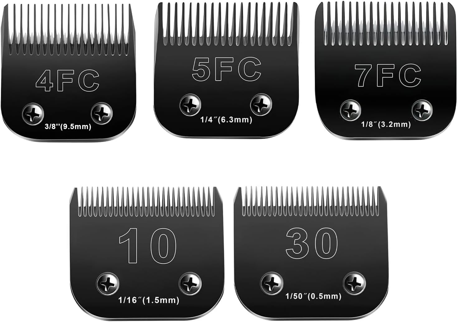 10 Blades Dog Grooming Blades for Andis Oster Wahl Clippers