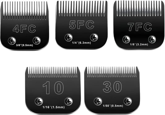 10 Blades Dog Grooming Blades for Andis Oster Wahl Clippers