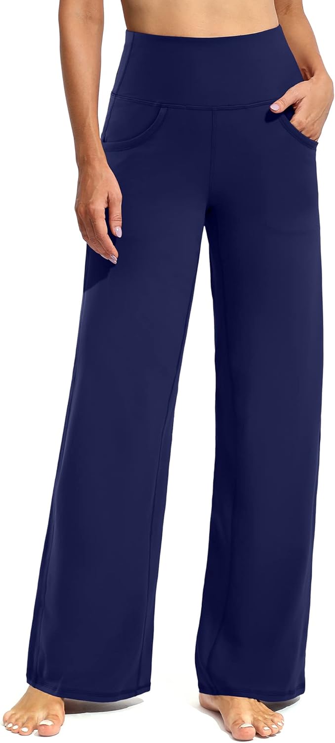 Promover Wide Leg Pants for Women - Comfortable Yoga Pants