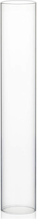 WGVI Hurricane Candle Holder Sleeve 4in Wide, 24in High - Clear