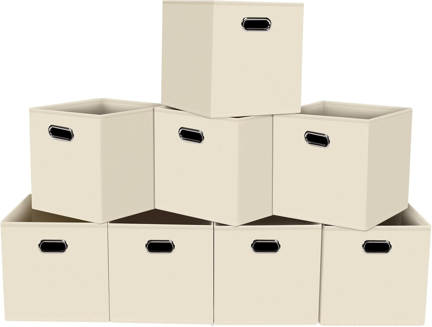 Foldable Cube Storage Bins for Home Organizer - Set of 8