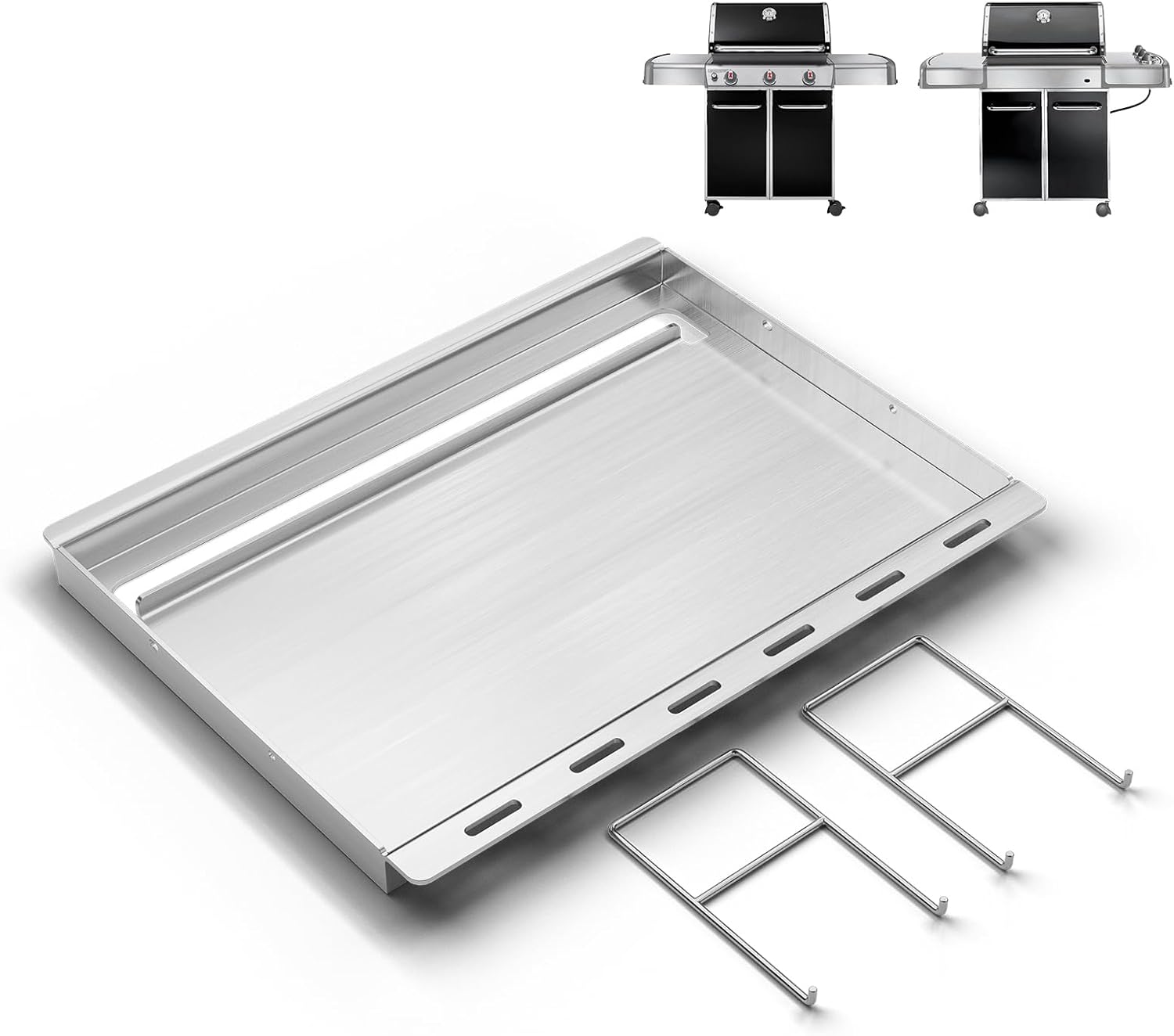 Griddle for Weber Genesis 300 Series Grills - Premium Stainless Steel