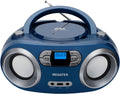Portable CD Player Boombox Blue Jay - CD, FM, Bluetooth Stereo